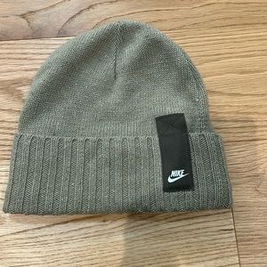 Olive Green Nike Beanie